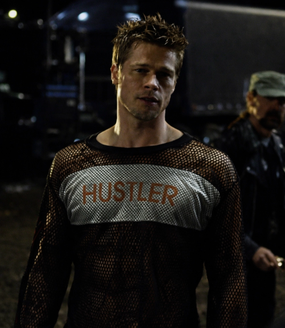 Tyler Durden Fight Club Hustler Mesh Jersey Shirt