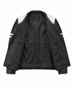 Fight Club Mayhem Tyler Durden Contrast Panel Leather Jacket