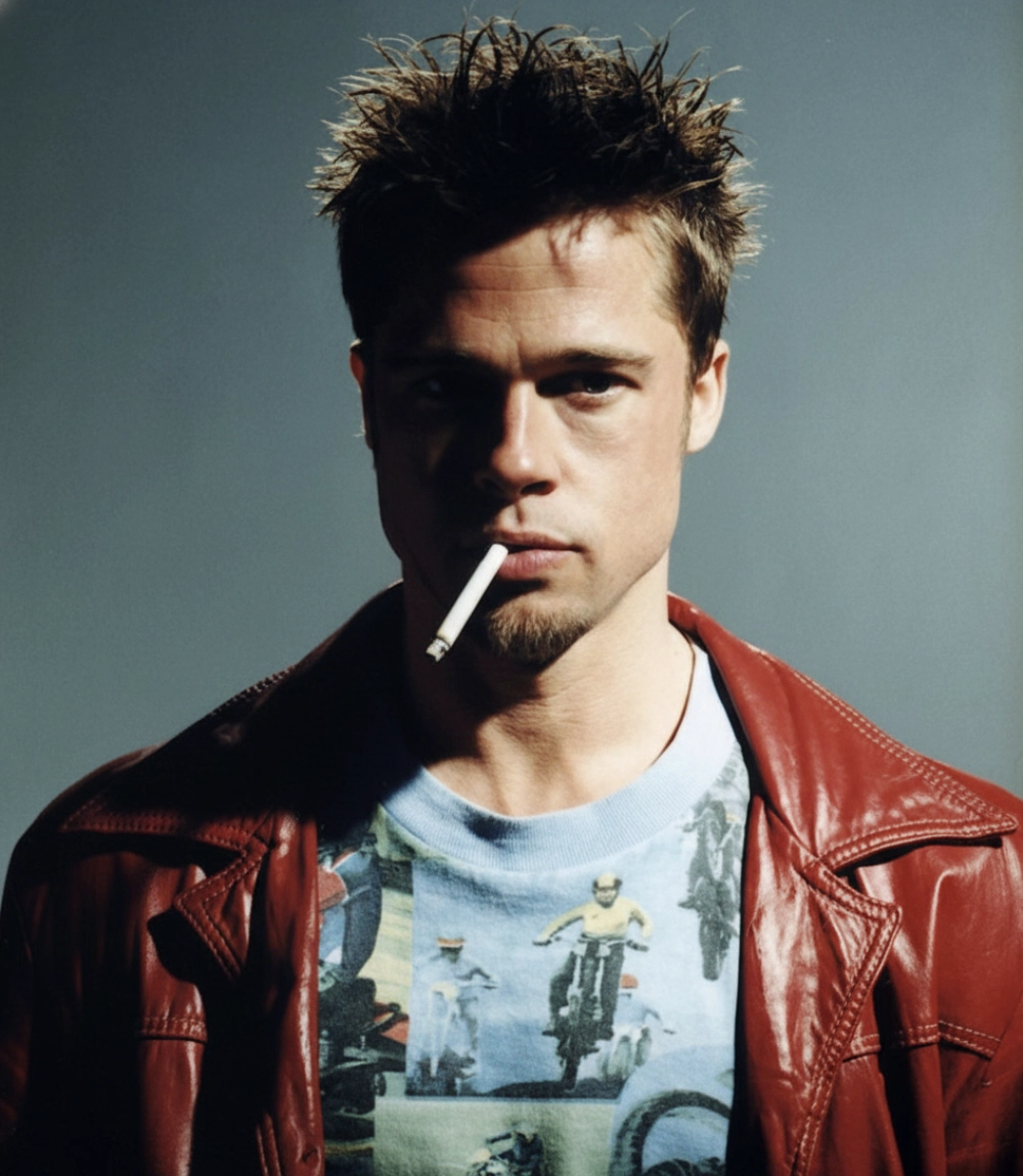 Fight Club Tyler Durden leather jacket