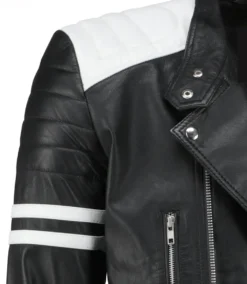 Tyler Durden Fight Club Mayhem Edition Leather Biker Jacket