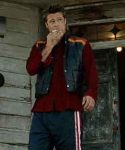 Tyler Durden Signature Leather Vest Fight Club