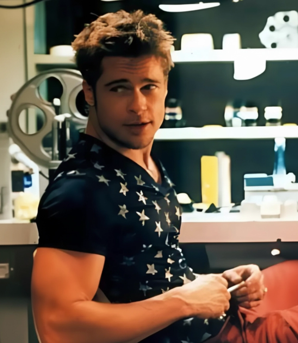 Tyler Durden Stars T-Shirt – Fight Club Inspired Tee - Image 4