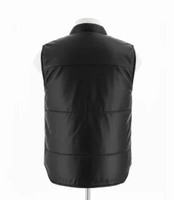 Tyler Vest Vintage Fight Club Leather Vest Tyler Durden Outfit (1)